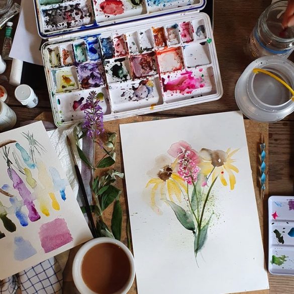 Awaken your Creativity with a Watercolour Class