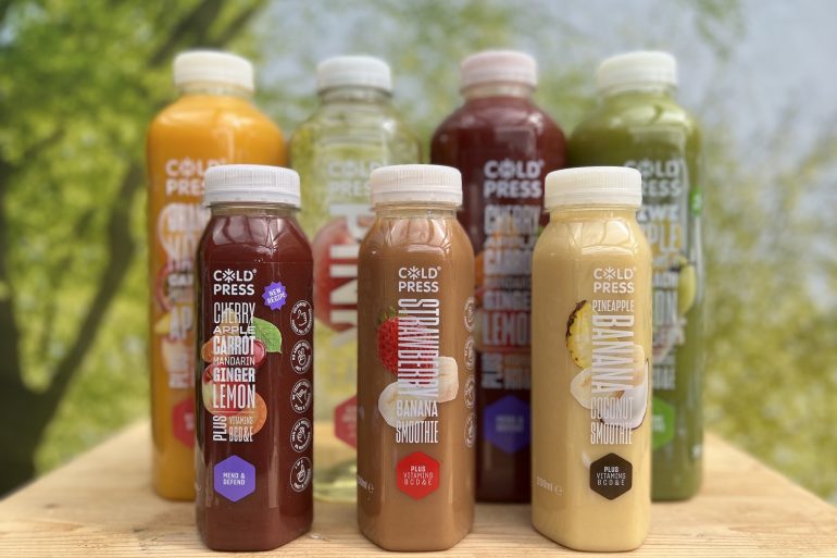 Coldpress drinks for a ‘healthier living’ society