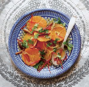 Orange salad with Dates