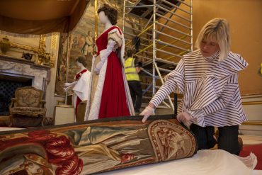 Historic Schellenberg Tapestry in Blenheim Palace