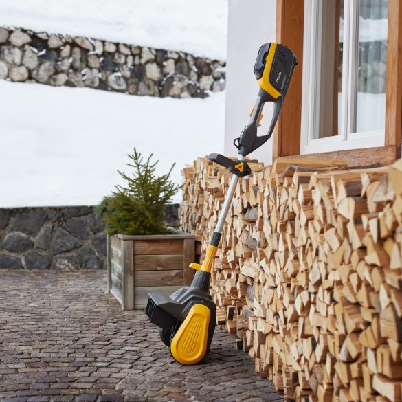 If you are seeing the white stuff falling, there is no need to panic, STIGA hits snow where it needs it with its battery snow blower!