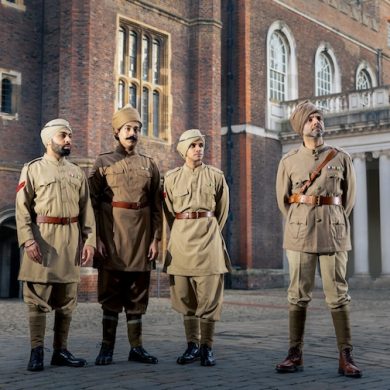 The Indian Army at the Palace