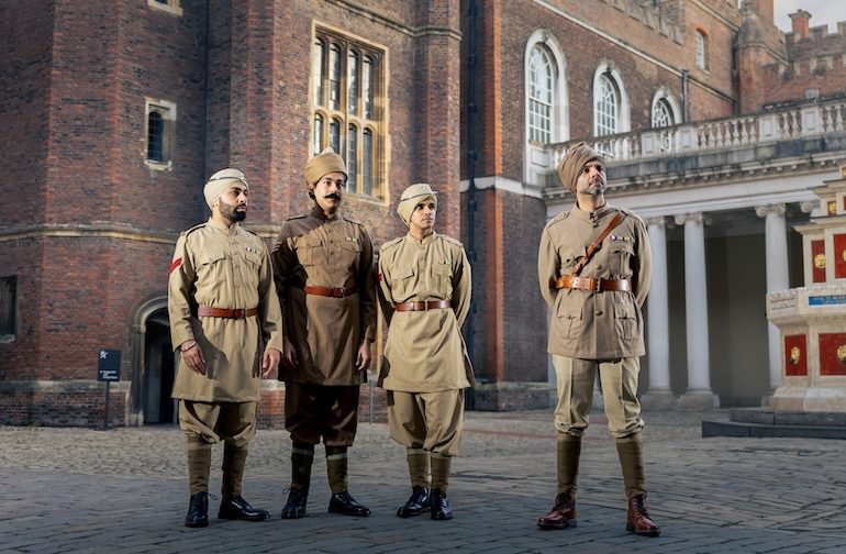 The Indian Army at the Palace