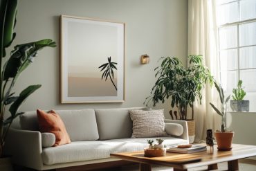 How to use prints to create visual zones without renovation