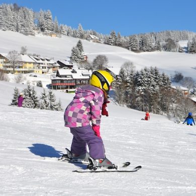 The first family ski holiday is really a logistics holiday